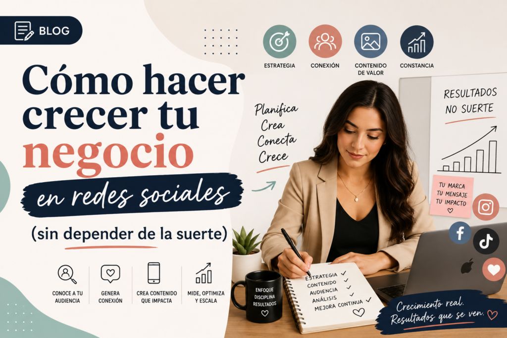 cómo hacer crecer tu negocio en redes sociales